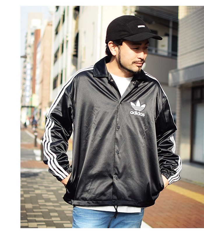 adidas Originals アディダス ジャケット メンズ サテン コーチ