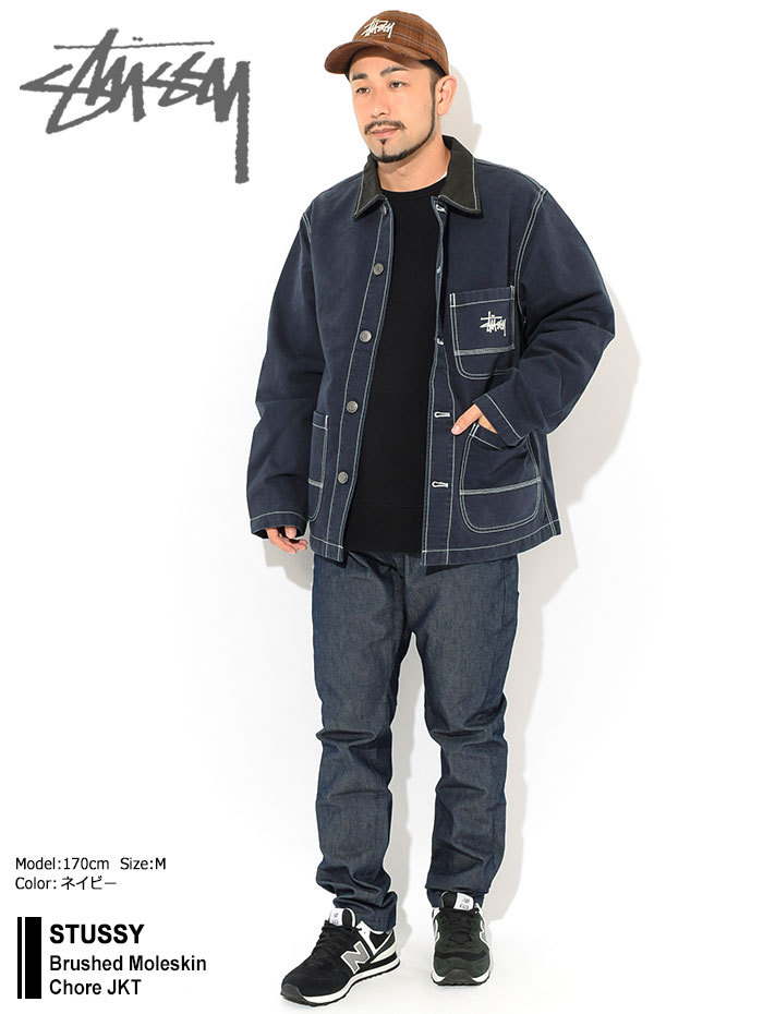 STUSSY（ステューシー） ジャケット メンズ Brushed Moleskin Chore