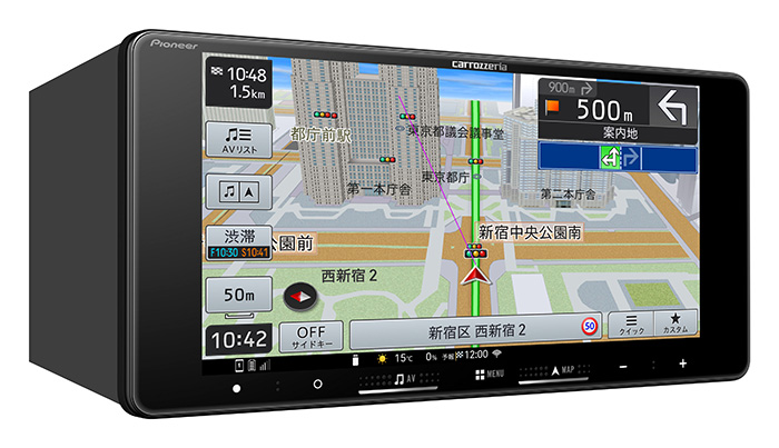 カロッツェリア carrozzeria 7V型HDワイド/TV/DVD/CD/Bluetooth/USB/SD