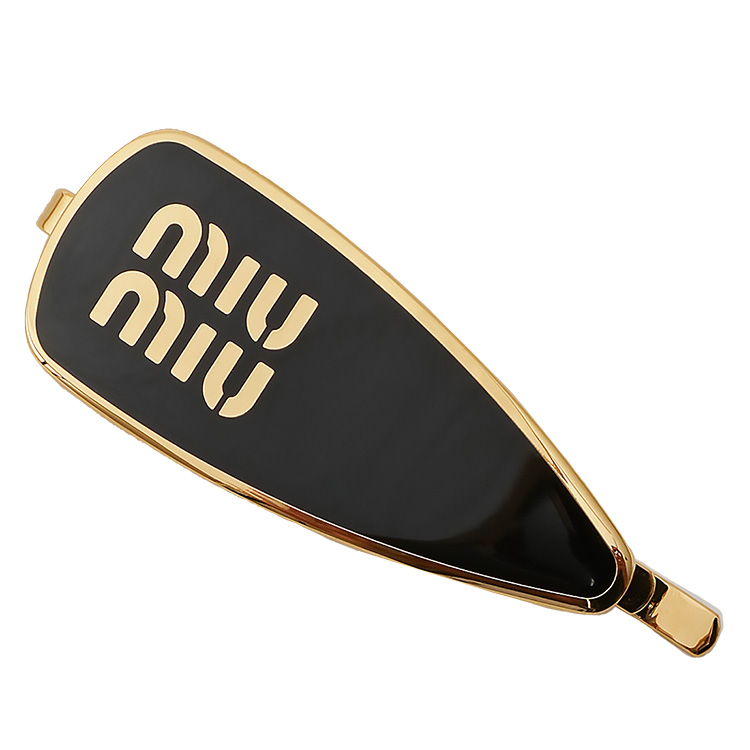miu miu（ミュウミュウ） エナメルメタル ヘアクリップ 5IF147-2F6T