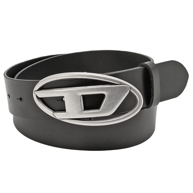 DIESEL（ディーゼル） オーバルD レザー ベルト X08516-PR666 B-1DR