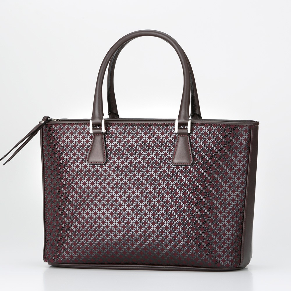 印傳屋（INDEN-YA） 卒業祝い ハンドバッグ 手提げ 本革 和柄 甲州印伝