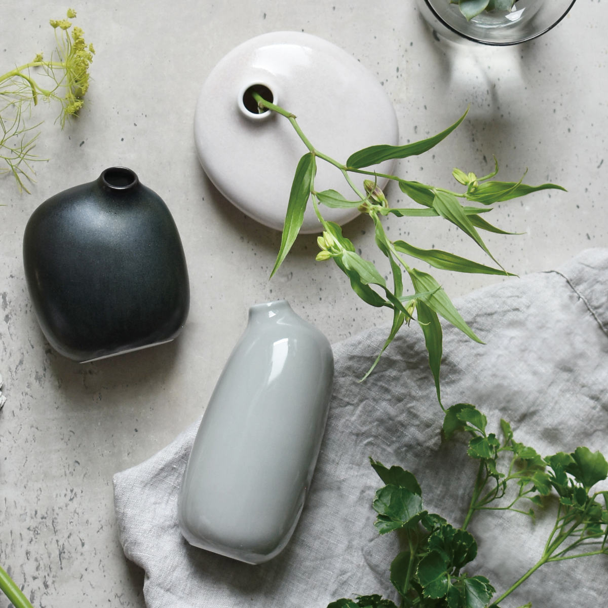 KINTO（キントー） SACCO ベース 磁器 02 （ 花瓶 一輪挿し フラワー