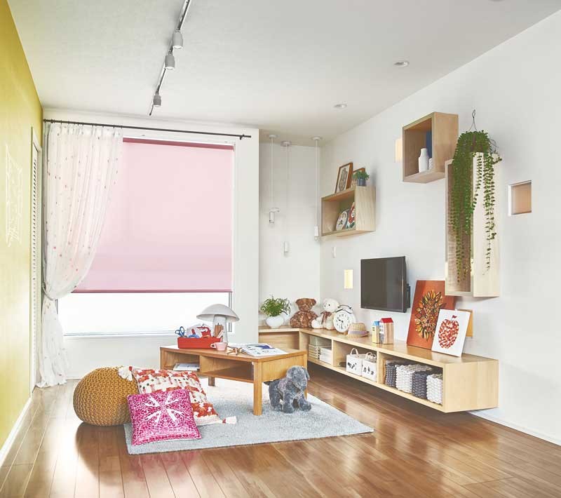 ロールスクリーン ニチベイ ポポラ2 プレーン 無地 日米 ポポラファン