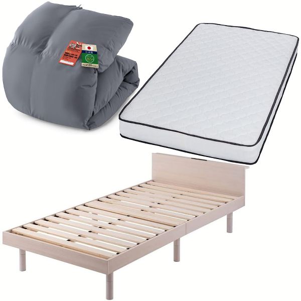 ベッド マットレス付き シングル 寝具セット 新生活 掛布団 シングル