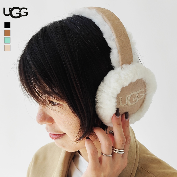 UGG（アグ） 並行輸入品 イヤーマフ レディース W EMBROIDERED LOGO
