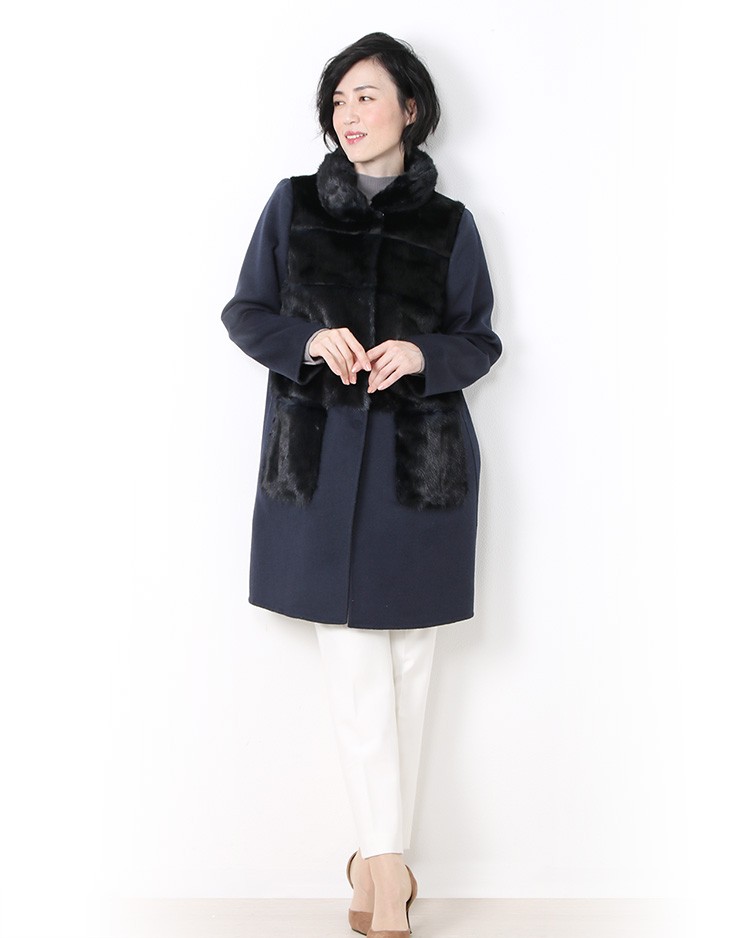 sankyo shokai（三京商会） ［期間限定価格］ミンク＆ カシミヤ 混