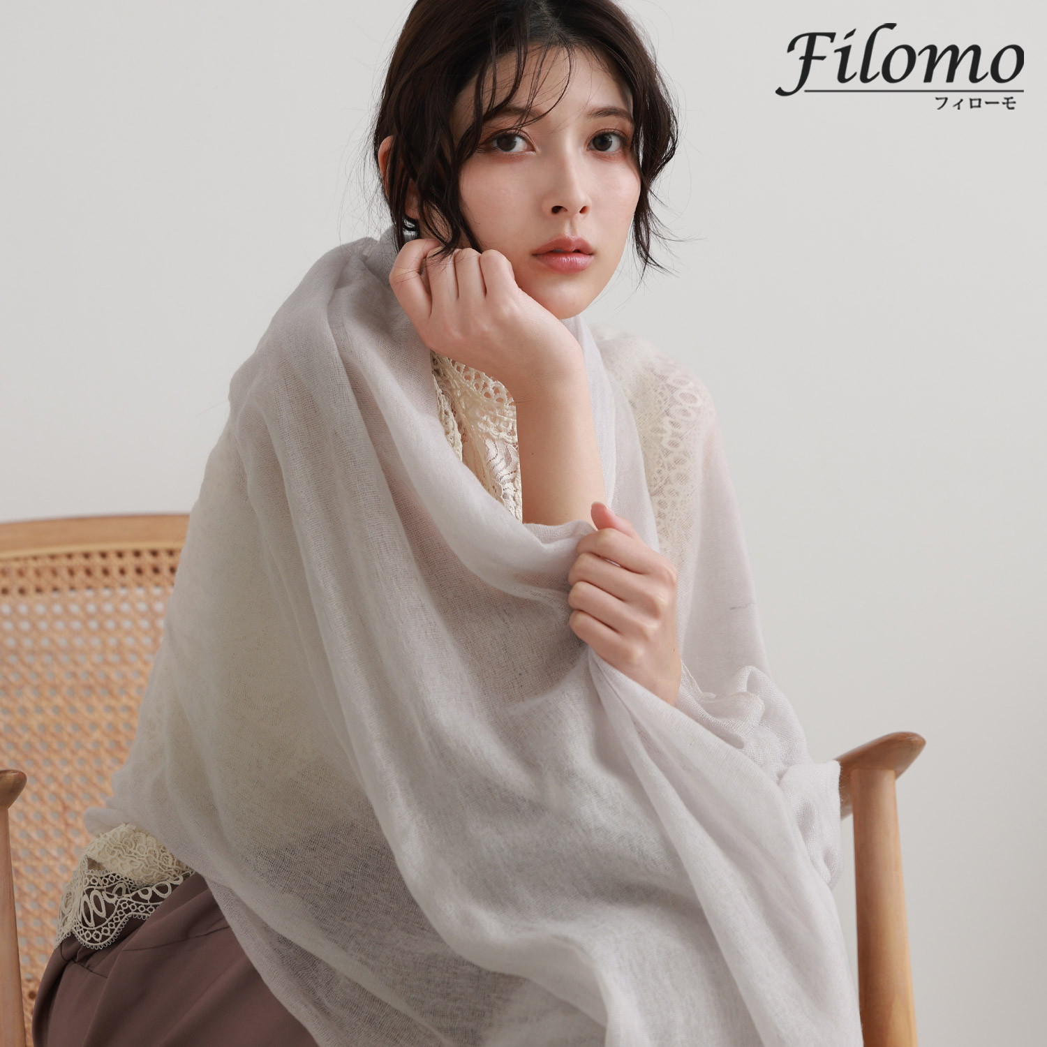 Filomo（フィローモ） [28h限定10%off]ストール カシミヤ 大判 夏