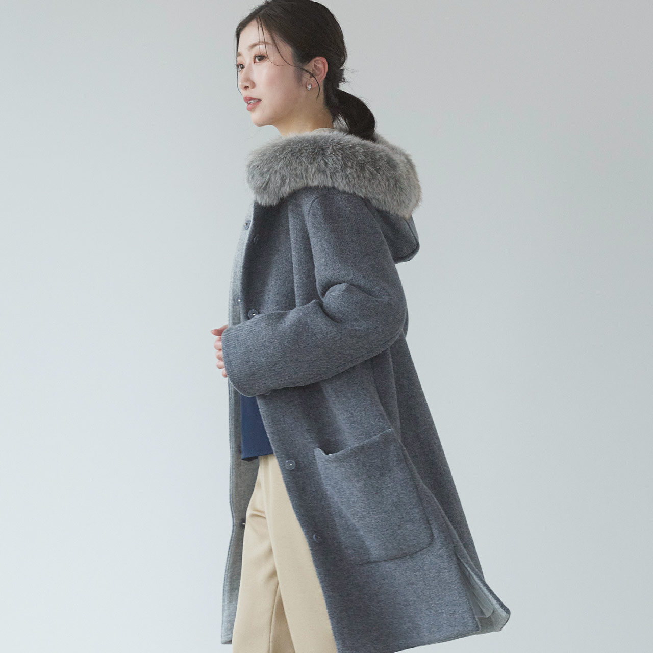 sankyo shokai（三京商会） [10%offクーポン]日本製 ロングコート