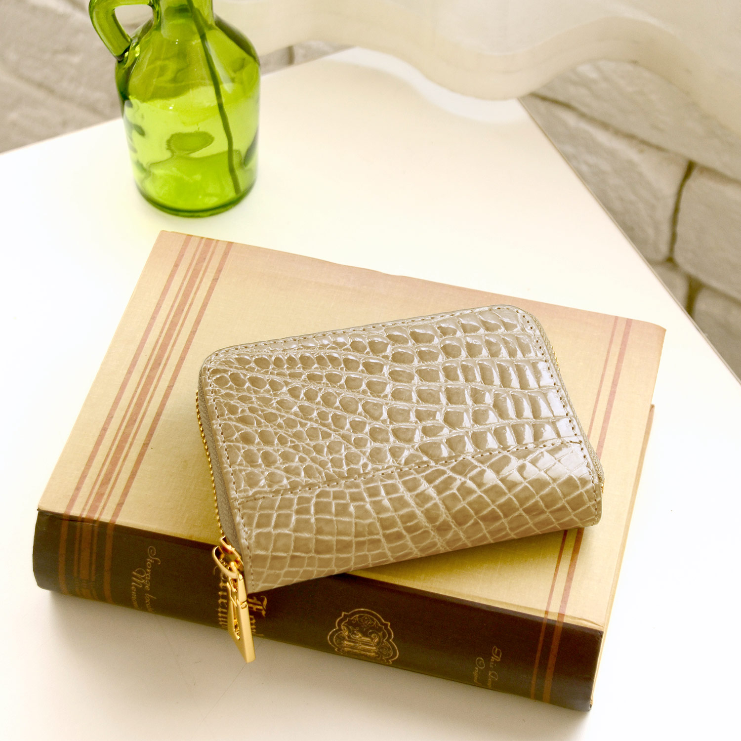 sankyo shokai（三京商会） クロコダイル ミニ財布 メンズ