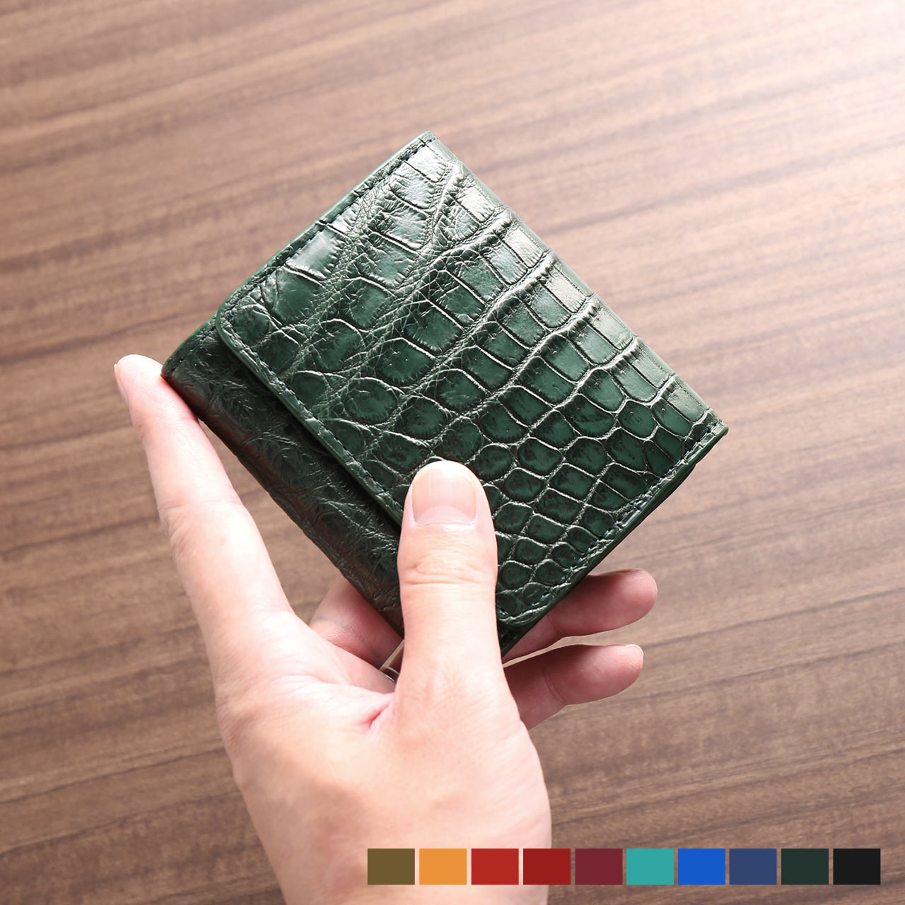 sankyo shokai（三京商会） [10%offクーポン]クロコダイル メンズ 財布