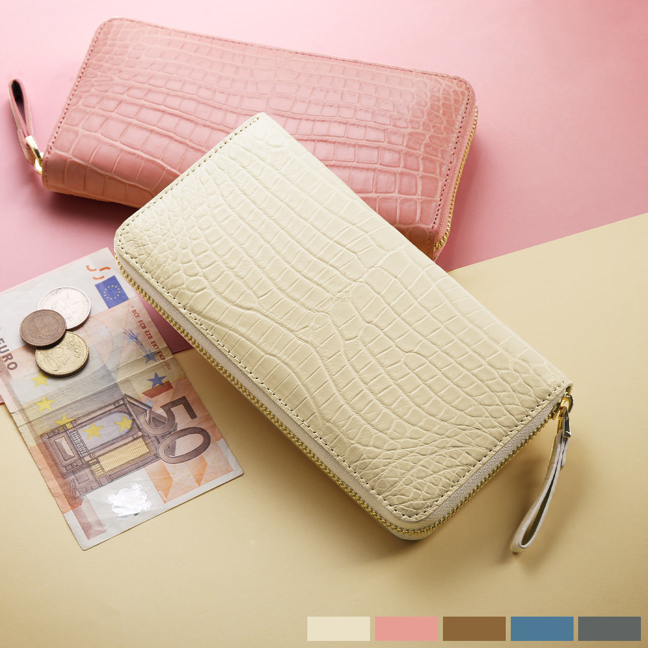 sankyo shokai（三京商会） ［期間限定価格］クロコダイル 長財布