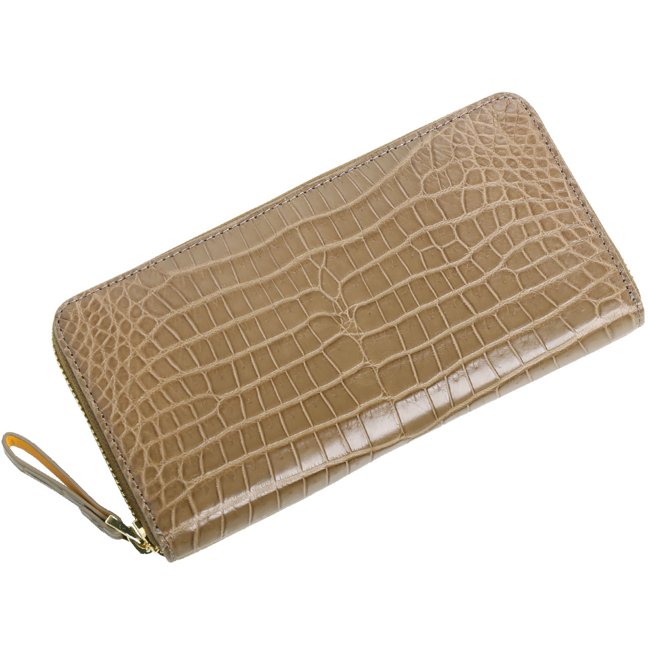 sankyo shokai（三京商会） クロコダイル 長財布 メンズ マット加工