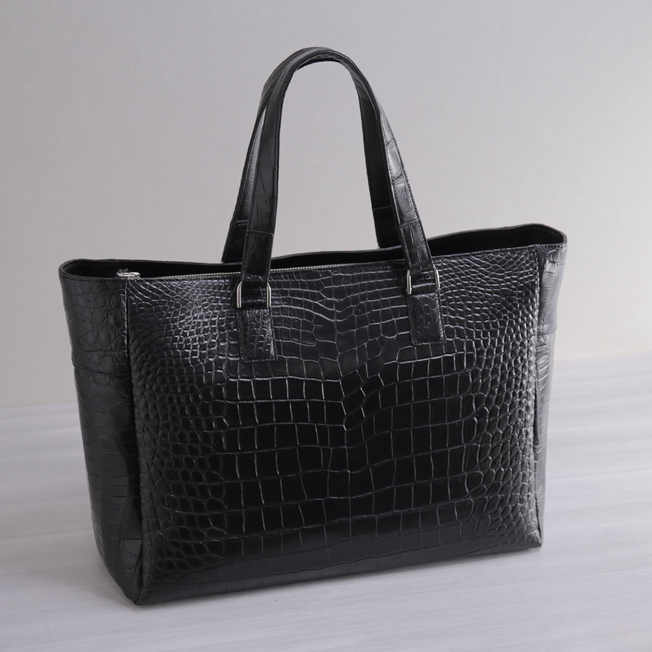 sankyo shokai（三京商会） クロコダイル トートバッグ メンズ 日本製