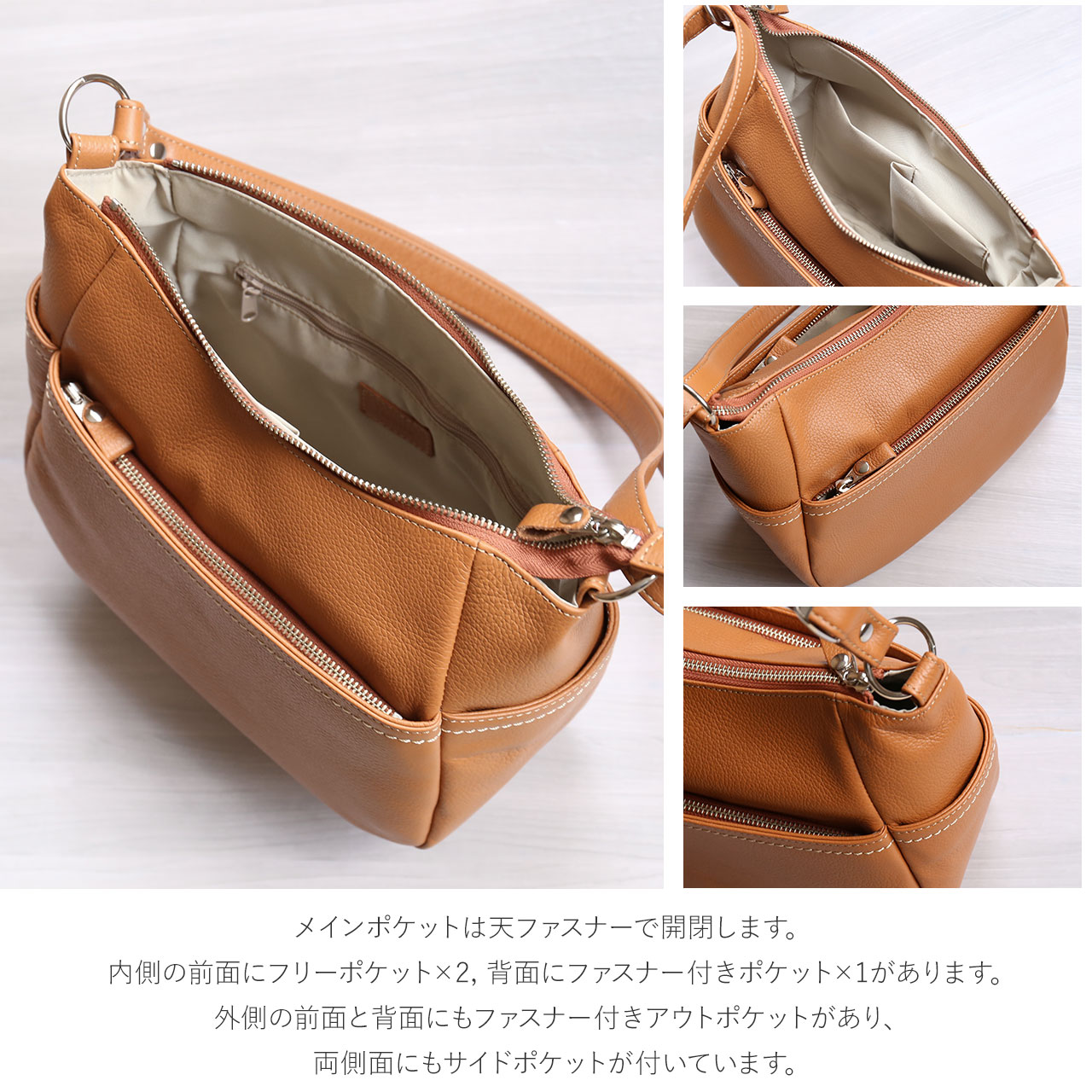 Jamale（ジャマレ） [5%offクーポン]ショルダーバッグ 本革 レディース