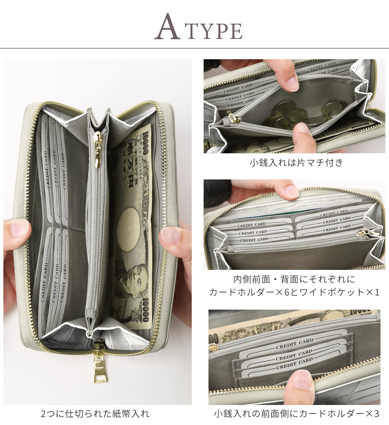 doob London（ドゥーブロンドン） レディース 財布 本革 ラウンド