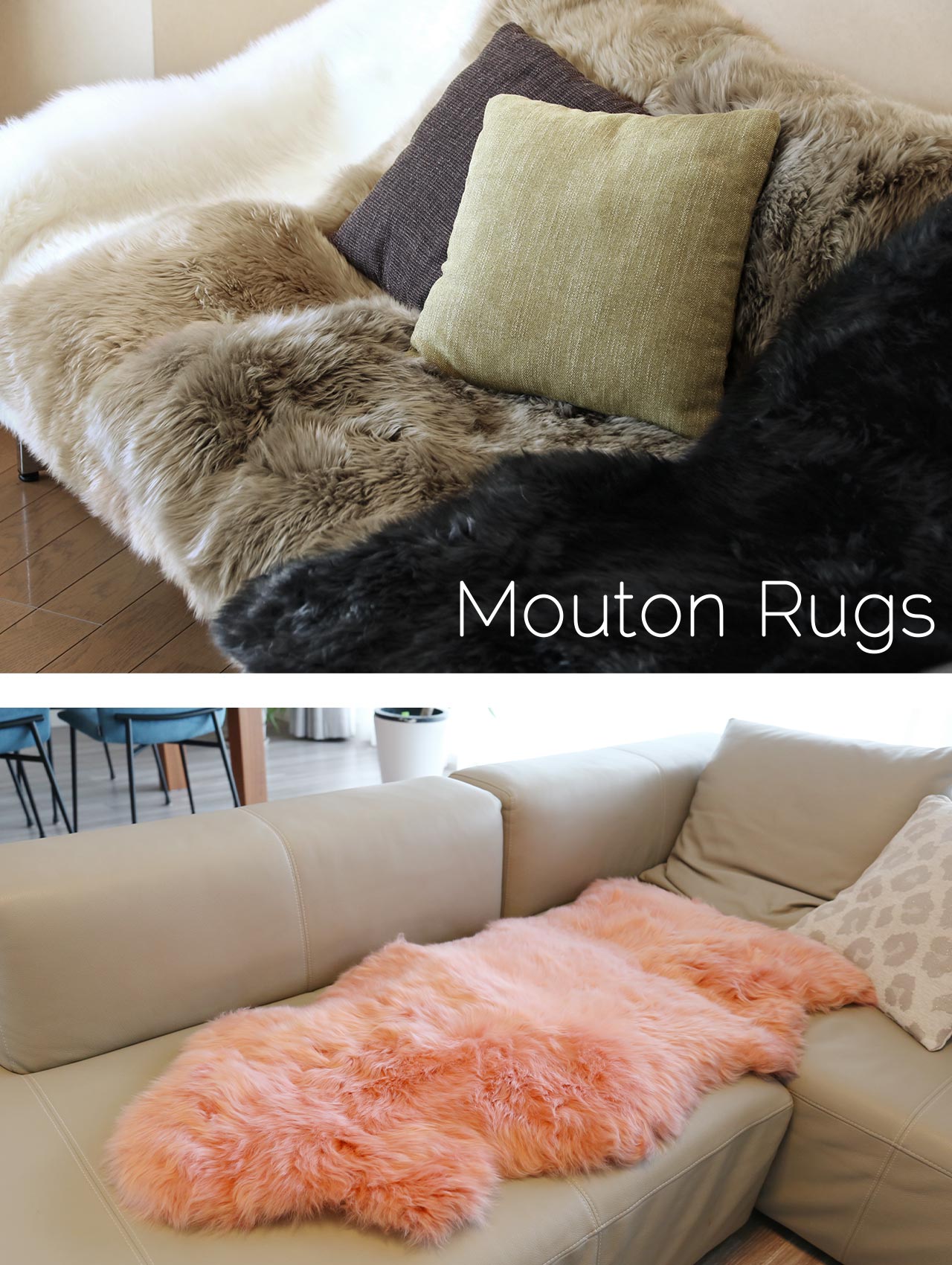 sankyo shokai（三京商会） ［期間限定価格］ムートン ラグ 1.5匹物