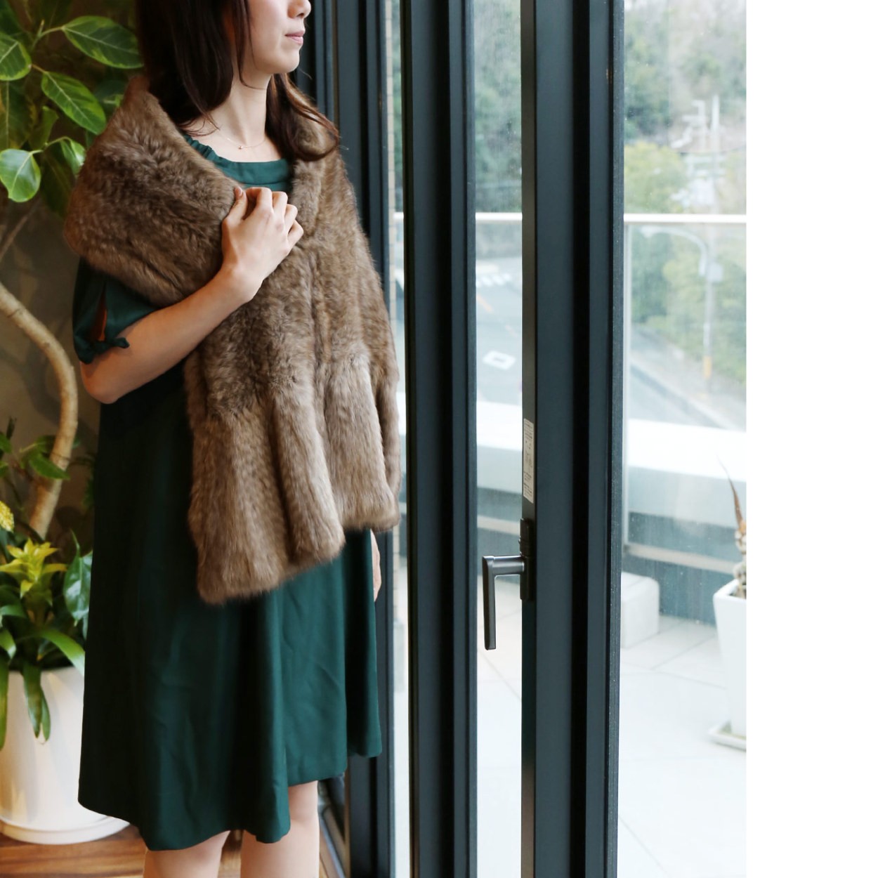 sankyo shokai（三京商会） ［期間限定価格］ストール 毛皮 ロシアン