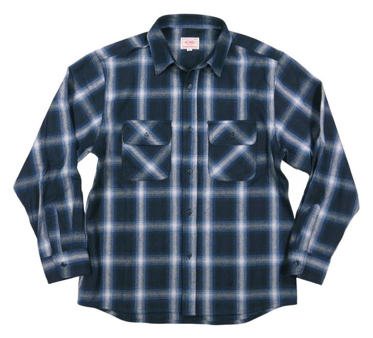BIG MIKE（ビッグマイク） 復刻 長袖 オンブレチェック ヘビー