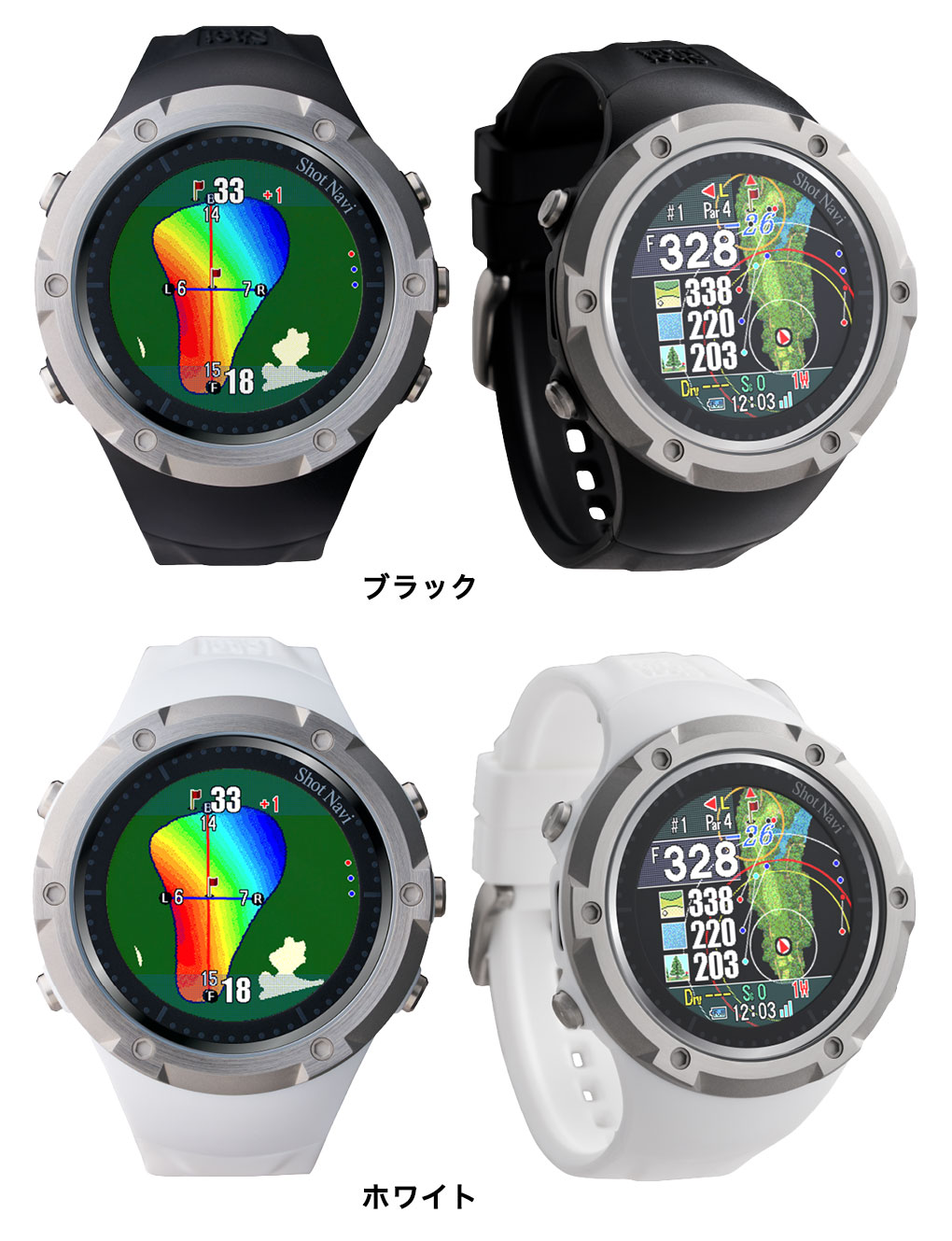 ショットナビ Evolve SE エボルバ エスイー 腕時計型GPSナビ Shot Navi