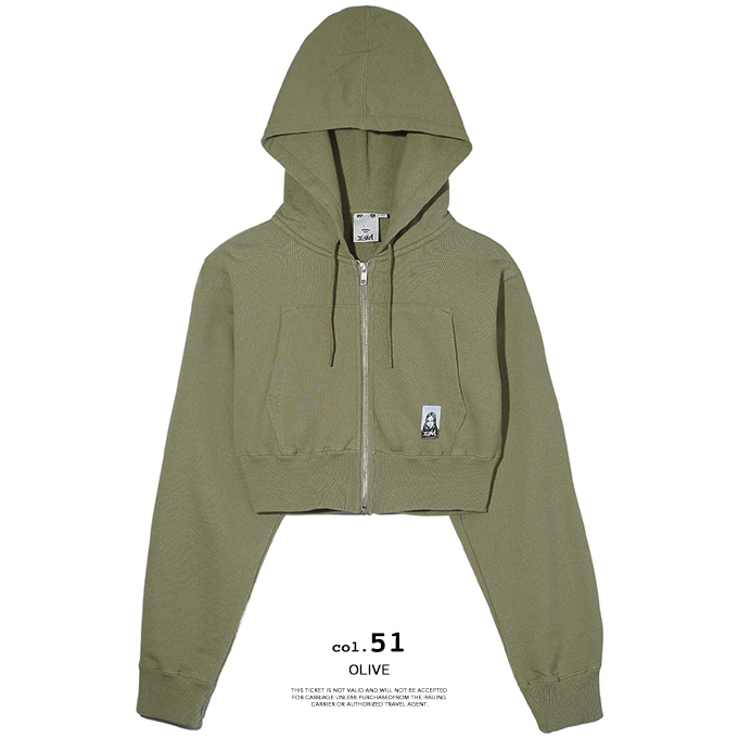 X-girl（エックスガール） FACE COMPACT ZIP UP HOODIE X-girl