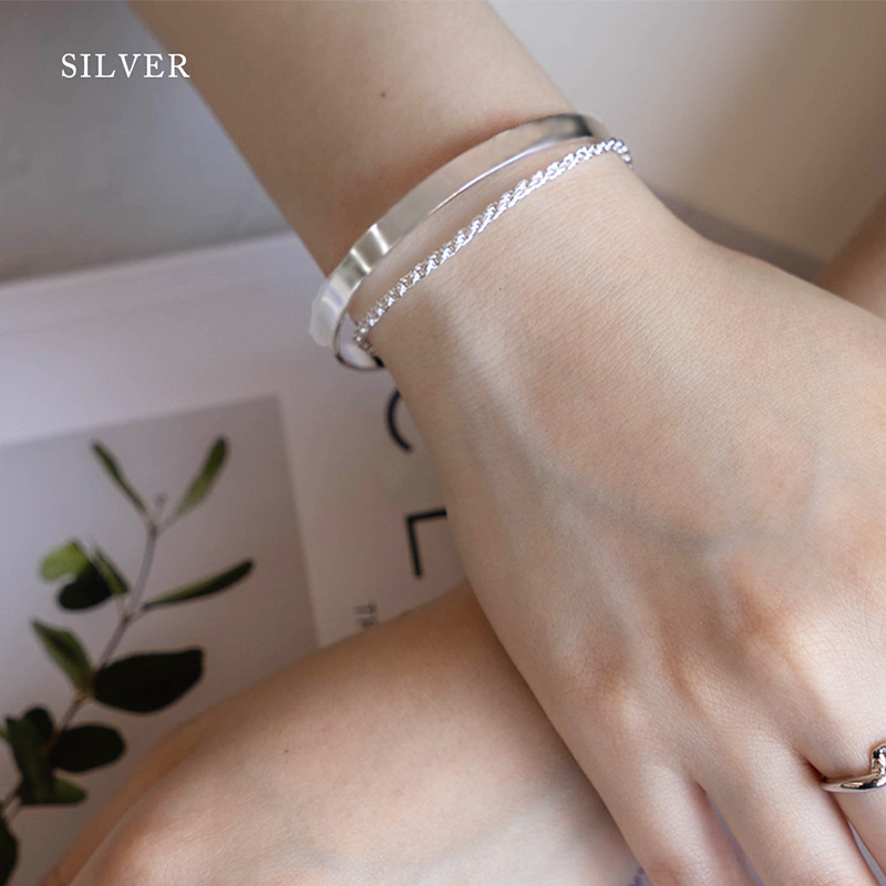 Jewel VOX ブレスレット バングル レディース ニッケルフリー 二連