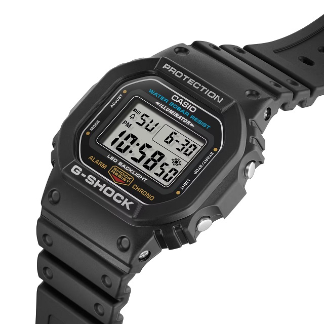 G-SHOCK CASIO メンズクオーツ スクエアデジタル 耐衝撃構造