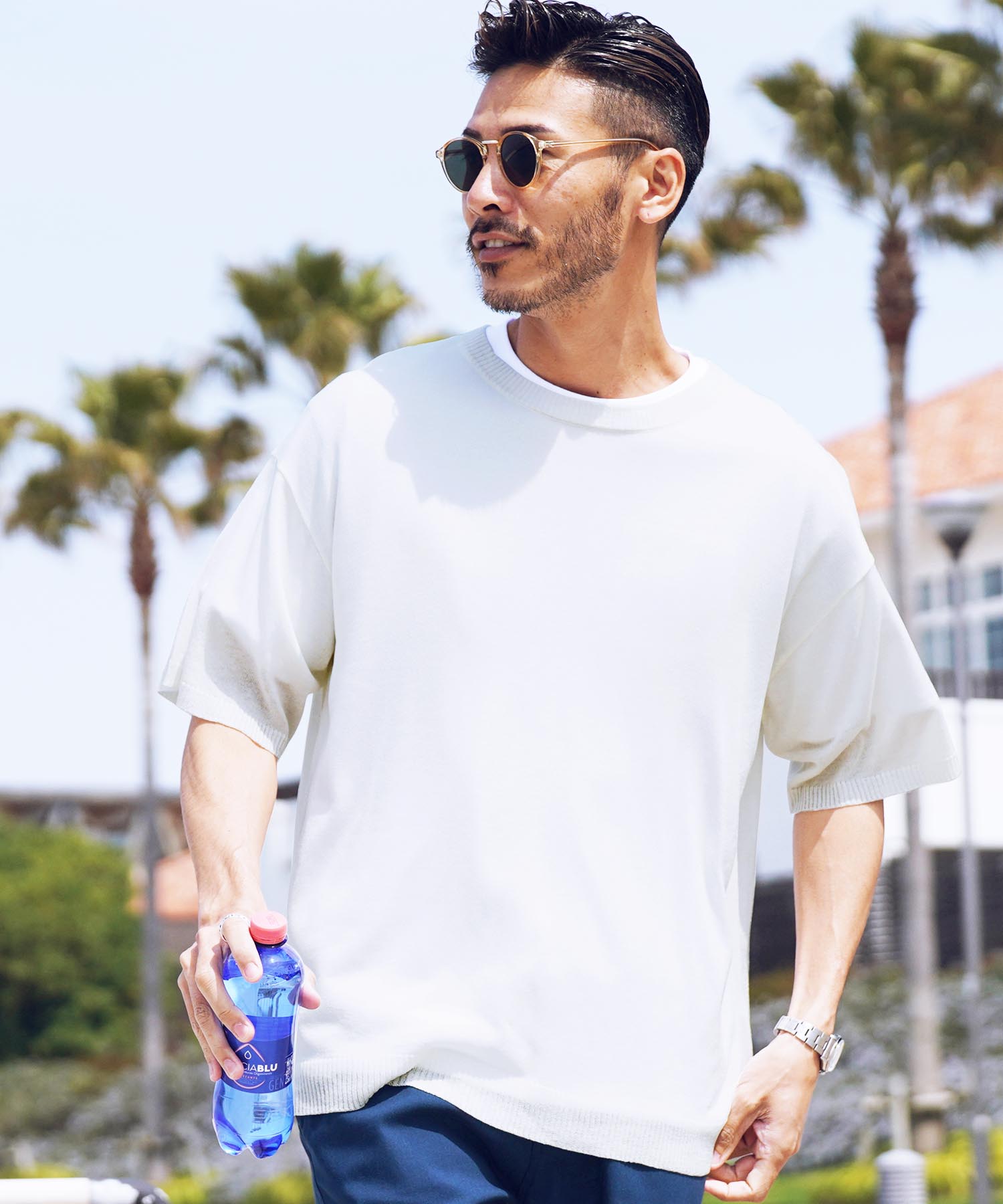 roshell（ロシェル） サマーニット メンズ トップス ニットセーター