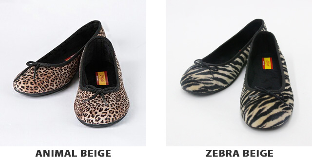 O'Kyti（オキティ） 30%OFF レオパードバレエシューズ ベロア