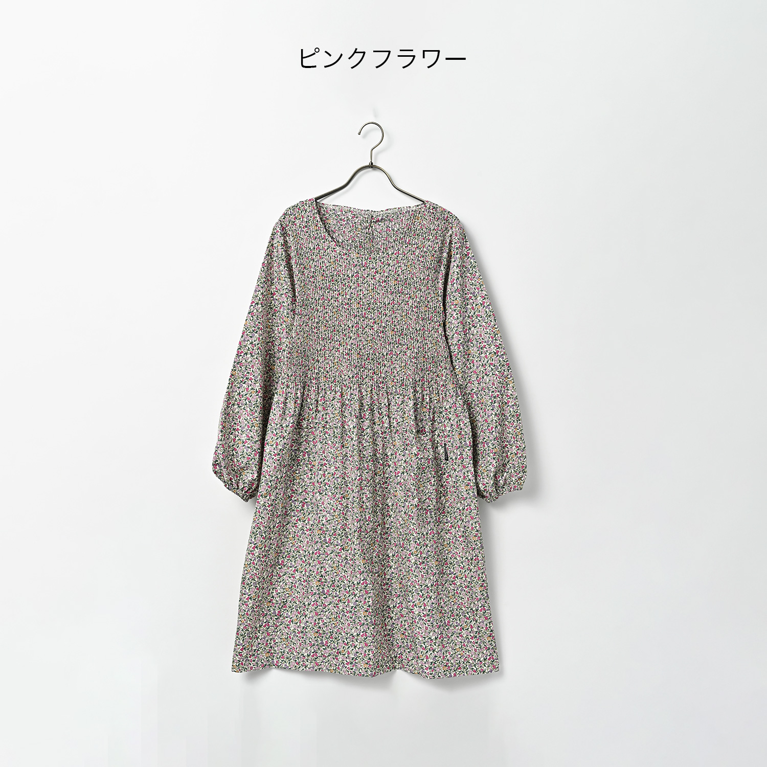 Show-pla（昭プラ） 【2枚組】送料無料 ワンピース風 プリーツ 割烹着