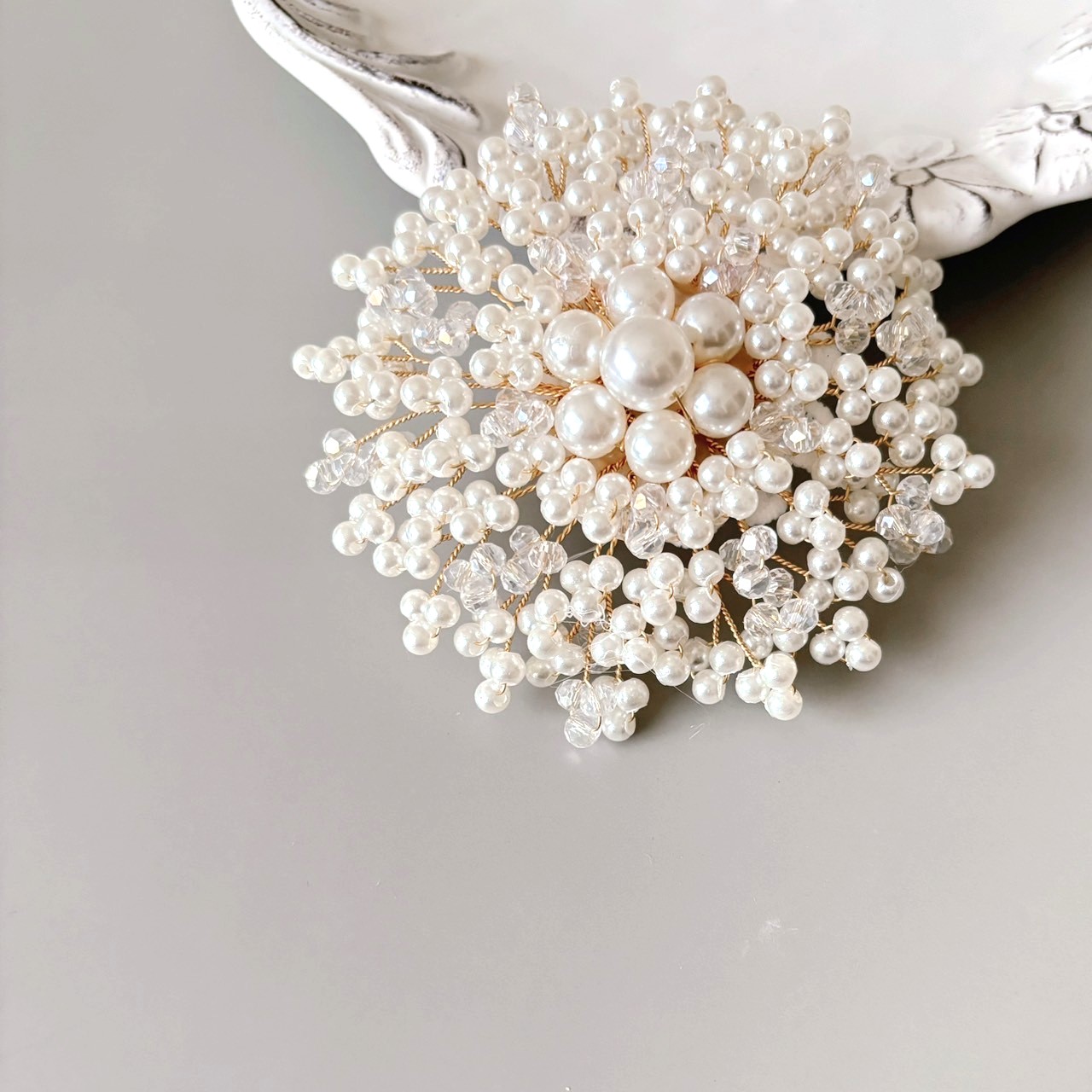 コサージュ 入学式 卒業式 結婚式 50代 ブローチ パール おしゃれ