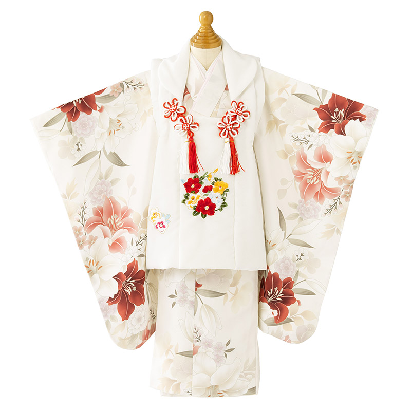 七五三 着物 3歳 被布 セット 女の子 フルセット 販売 3才 : 京の