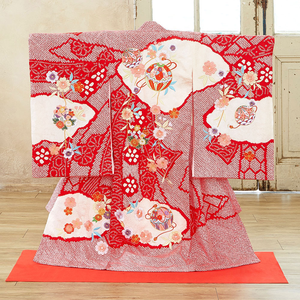 産着 お宮参り 女の子 正絹 初着 御宮参り 祝い着 着物 赤ちゃん 初宮