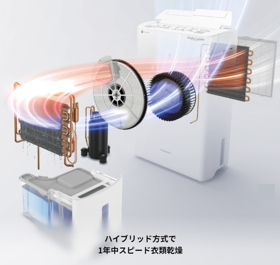 Panasonic（パナソニック） 9時間限定 Panasonic F-YHX200B-W 衣類乾燥