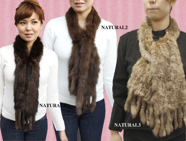 毛皮マフラー ロシアンセーブル ファーマフラー レディース 小物 毛皮