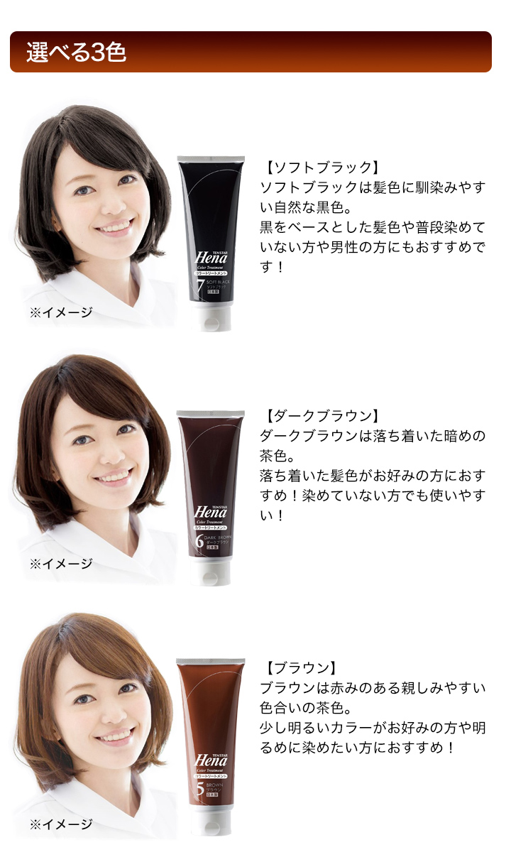 快適生活 テンスターヘナカラートリートメント 3+1本 爆買 : 快適生活
