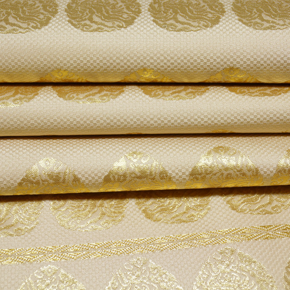 袋帯 龍村晋 名物興福寺金錦 傅匠名錦 全通柄 送料無料 中古 龍村 晋