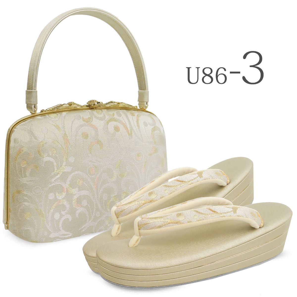 NISHIORI 岩佐謹製 ブランド 礼装用 草履 バッグ セット 高級 西陣織