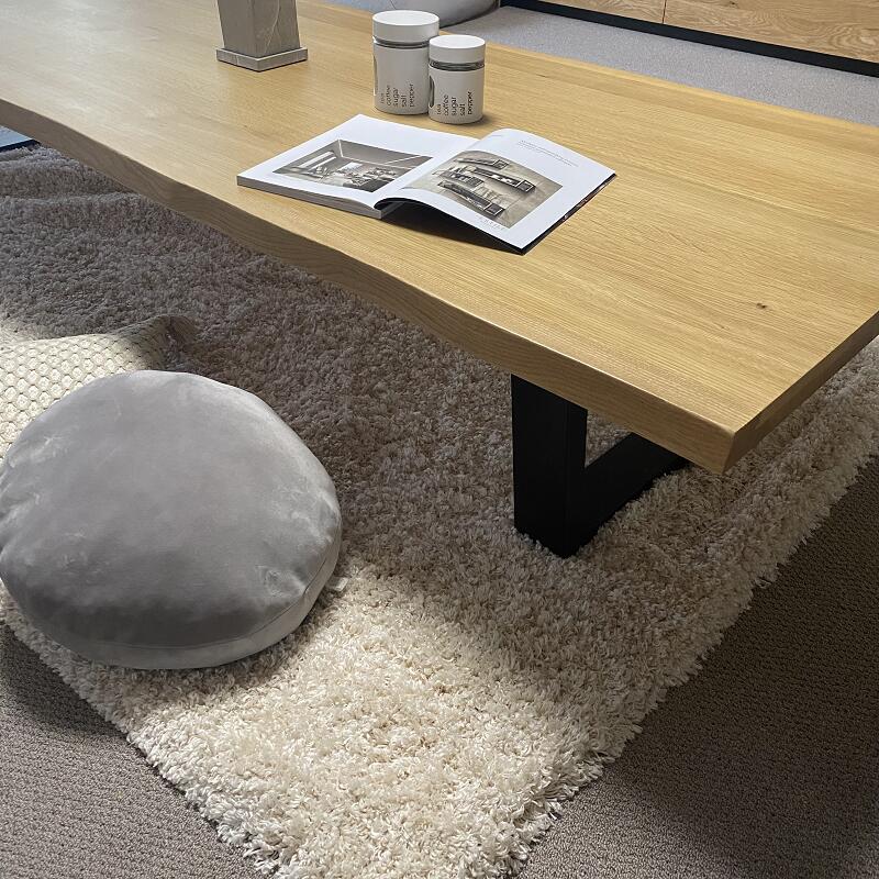 河口家具製作所 ローテーブル おしゃれ 240cm リビングテーブル 一枚板