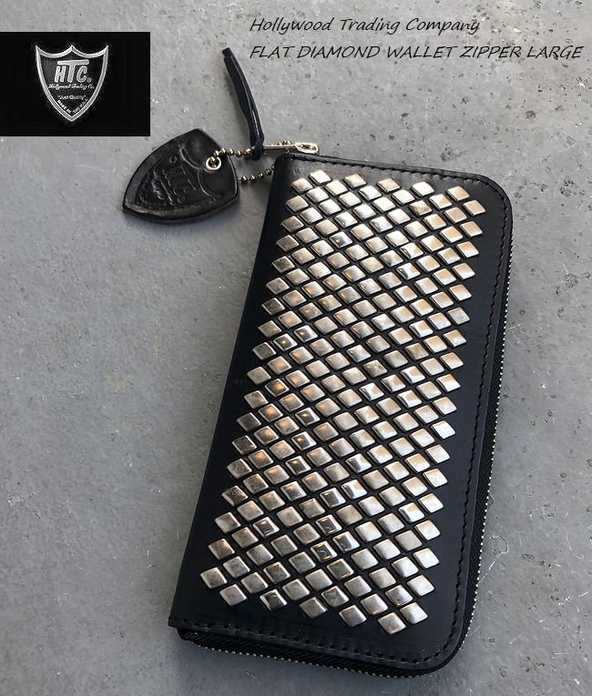 HTC #125 TQ フローラル ターコイズ 別注 ジッパー ラージ スタッズ