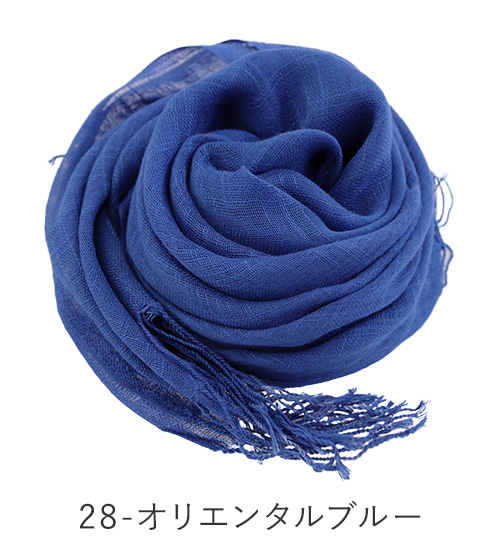 大判 ガーゼ ストール レディース 春 夏 秋 用 コットン 綿 混 無地 全