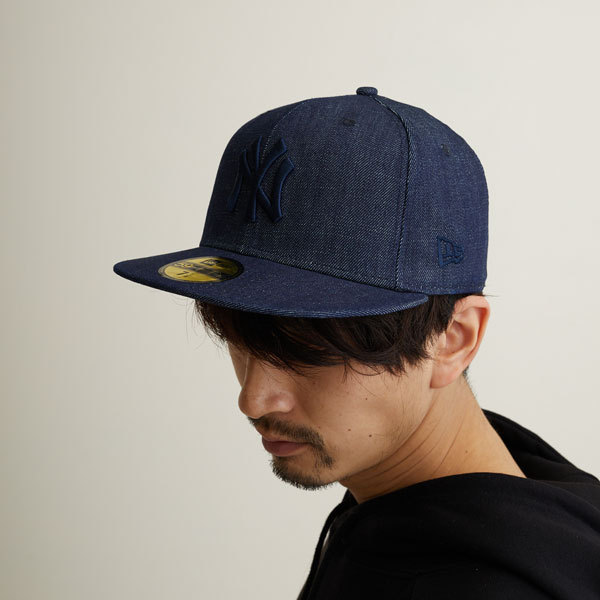 59FIFTY ニューエラ デニム キャップ ニューヨーク ヤンキース
