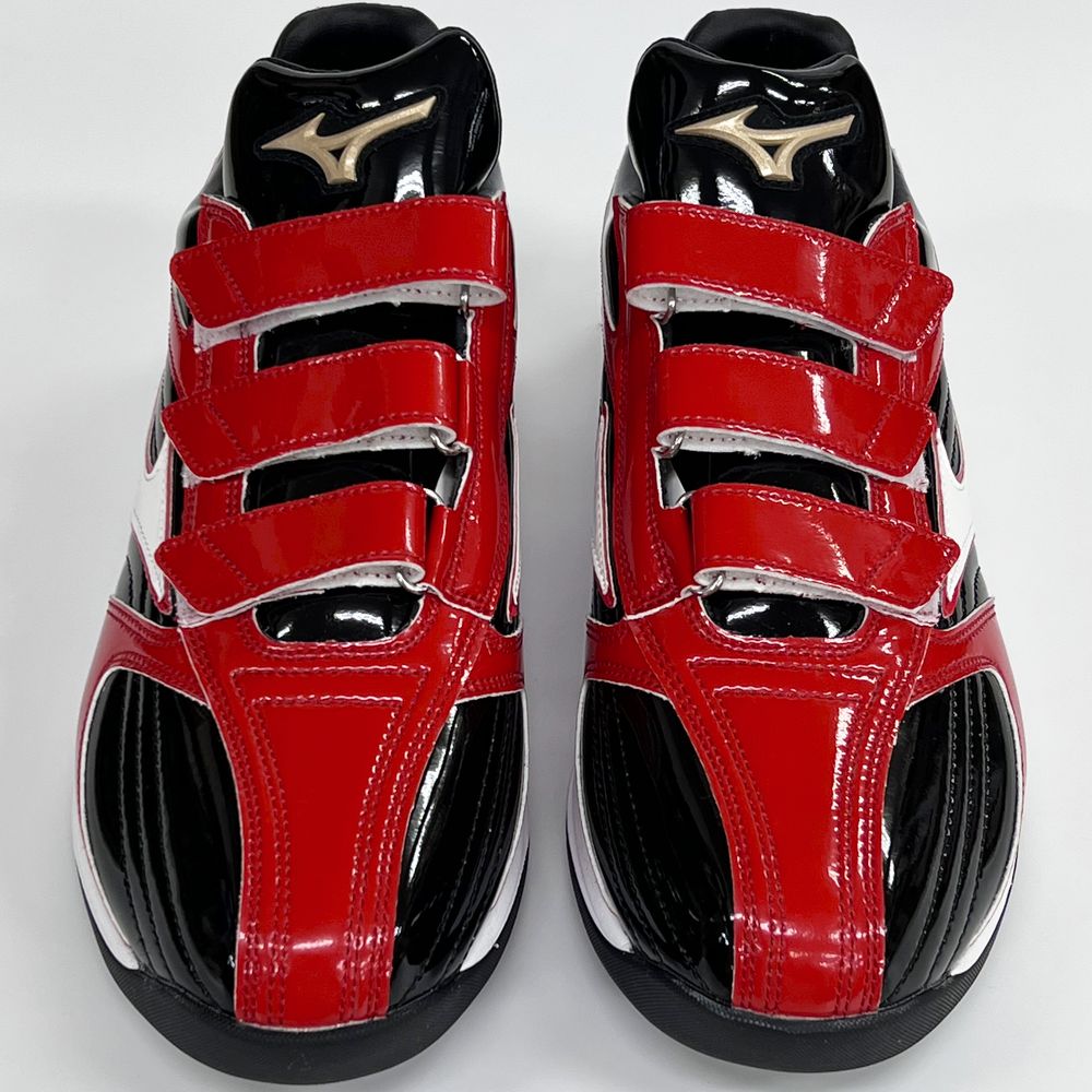 MIZUNO（ミズノ） 【サイズ交換送料無料】ブラック×レッド 野球