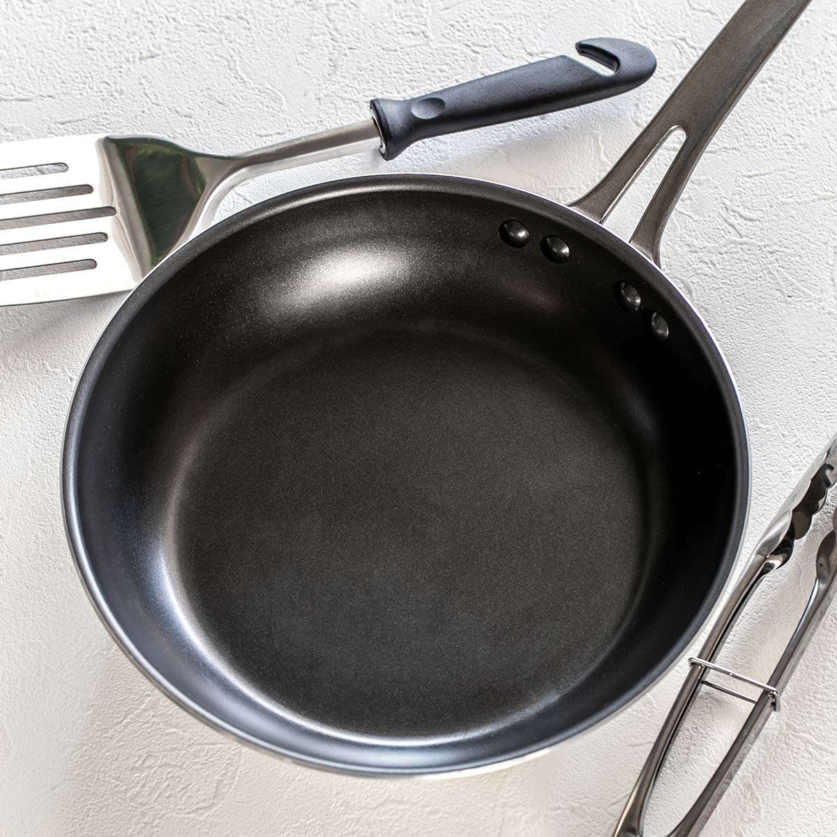 フライパン 24cm 浅型 アルミ製 フッ素樹脂加工 シルクフライパン 日本