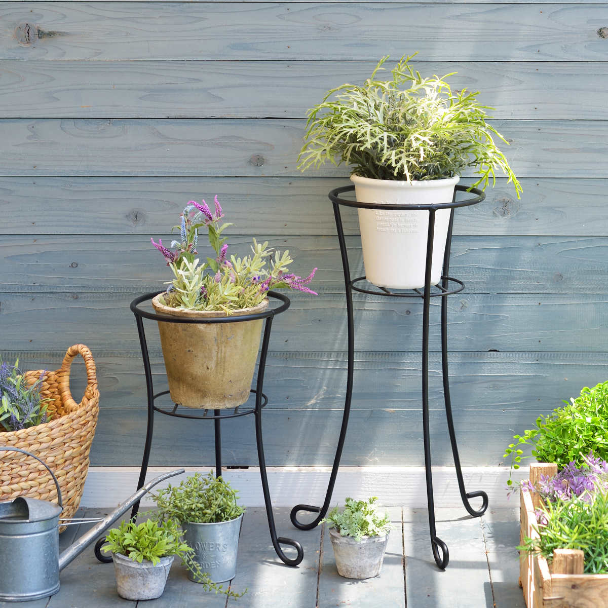 プランタースタンド フラワーボール 高さ59.8cm （ フラワースタンド