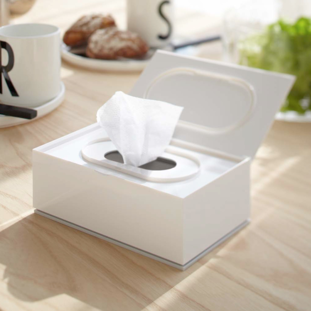 山崎実業 ウェットティッシュケース 横置き用 ヴェール （ ウェット