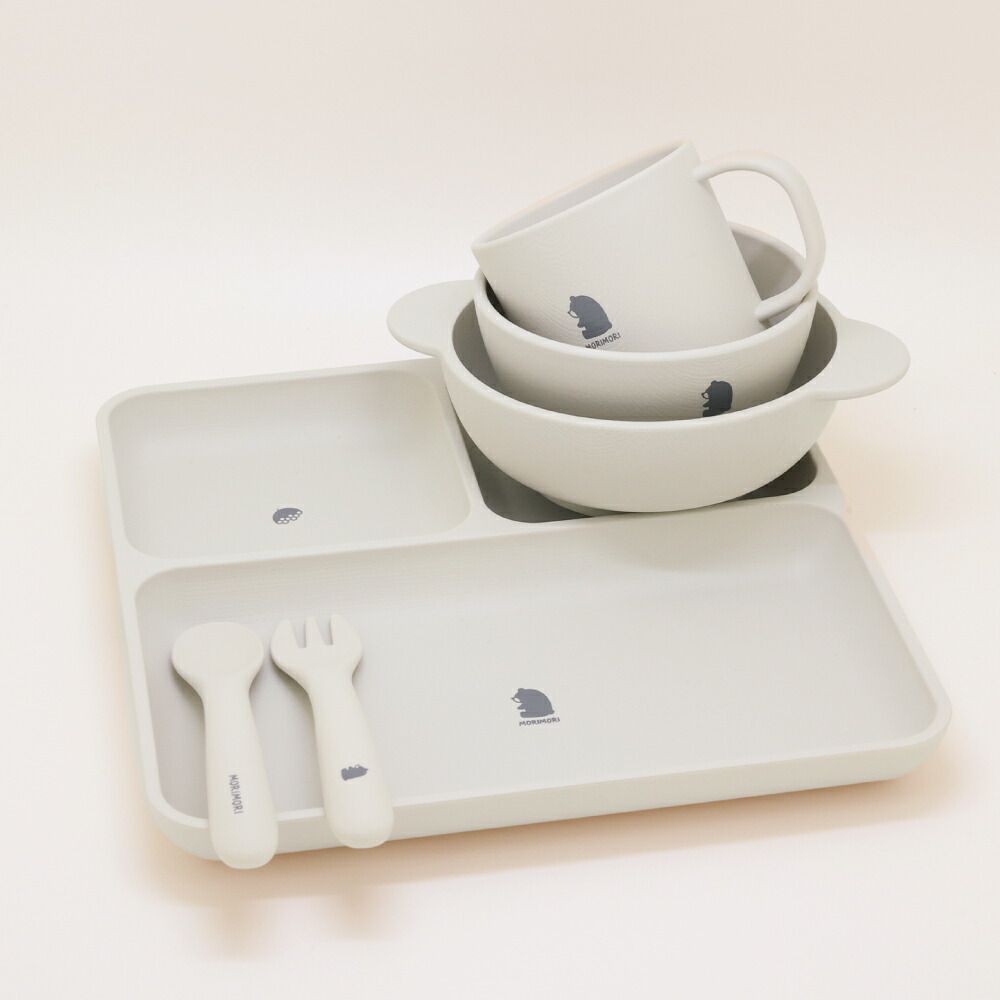 PUPPAPUPO（プッパプーポ） MORIMORI 子供用 食器 5点セット ランチ皿