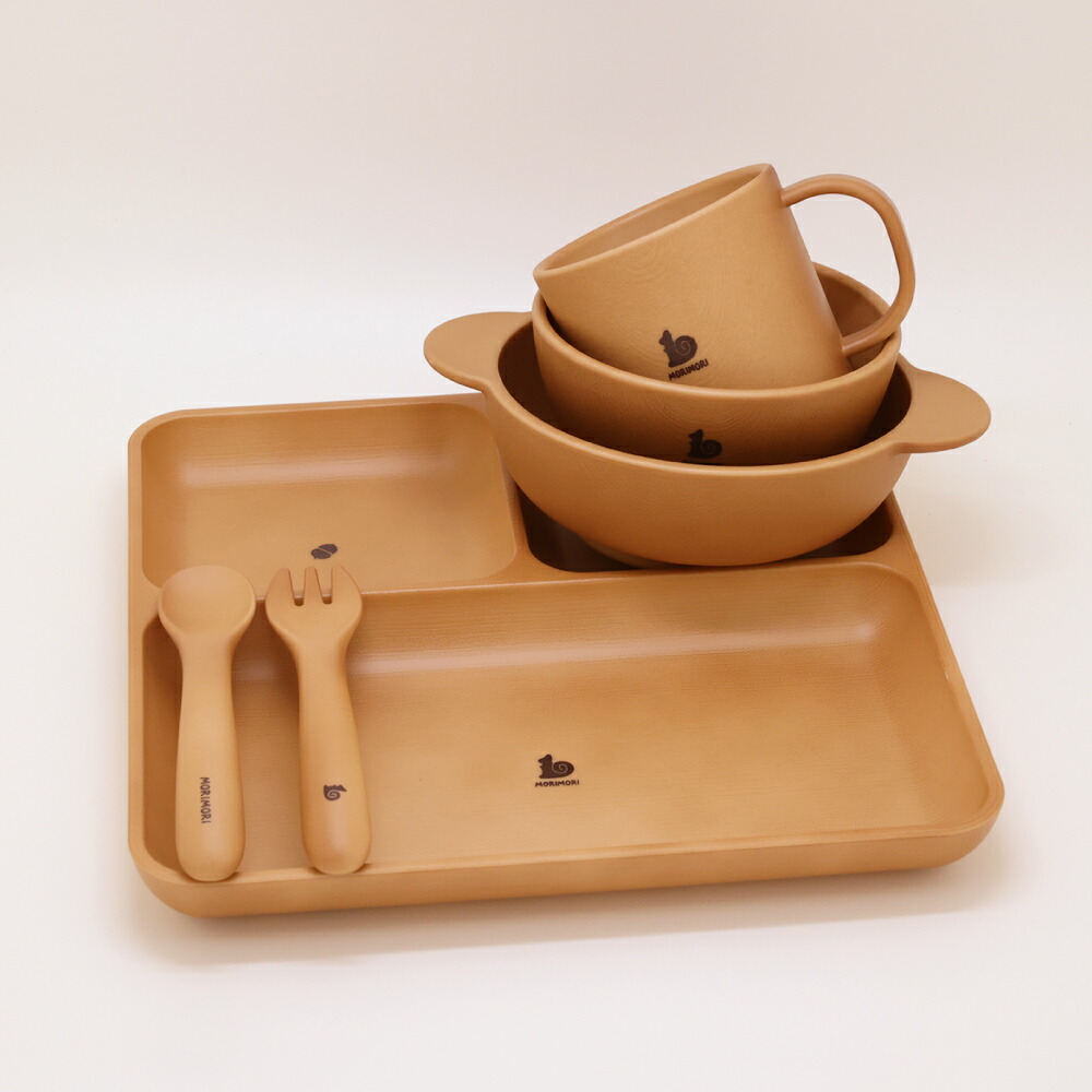 PUPPAPUPO（プッパプーポ） MORIMORI 子供用 食器 5点セット ランチ皿