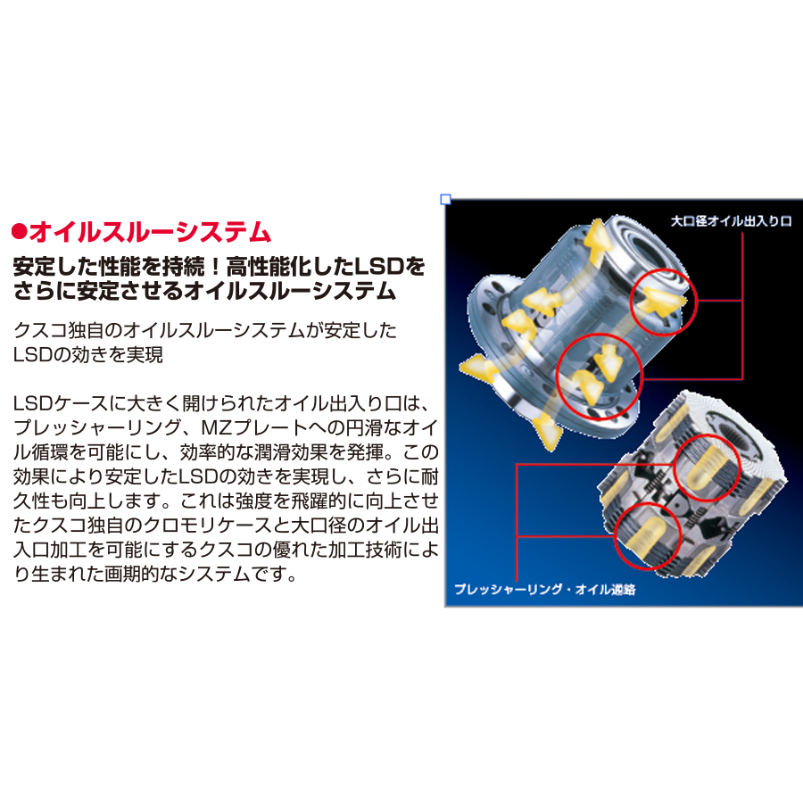 クスコ（CUSCO） タイプRS 1.5way(1.5&2way) 86 ZN6 2012.4〜 LSD 986