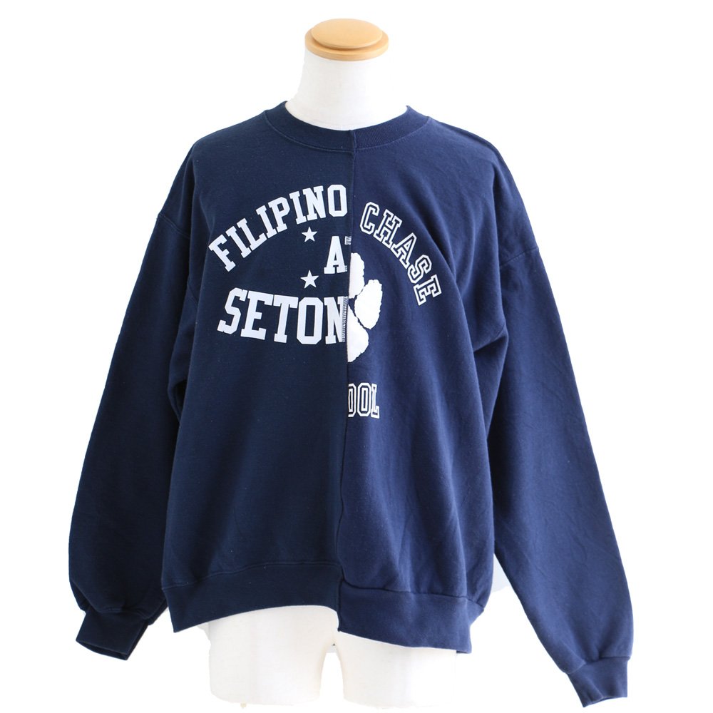 PATY トレーナー スウェット 長袖 メンズ レディース パネル 切り替え